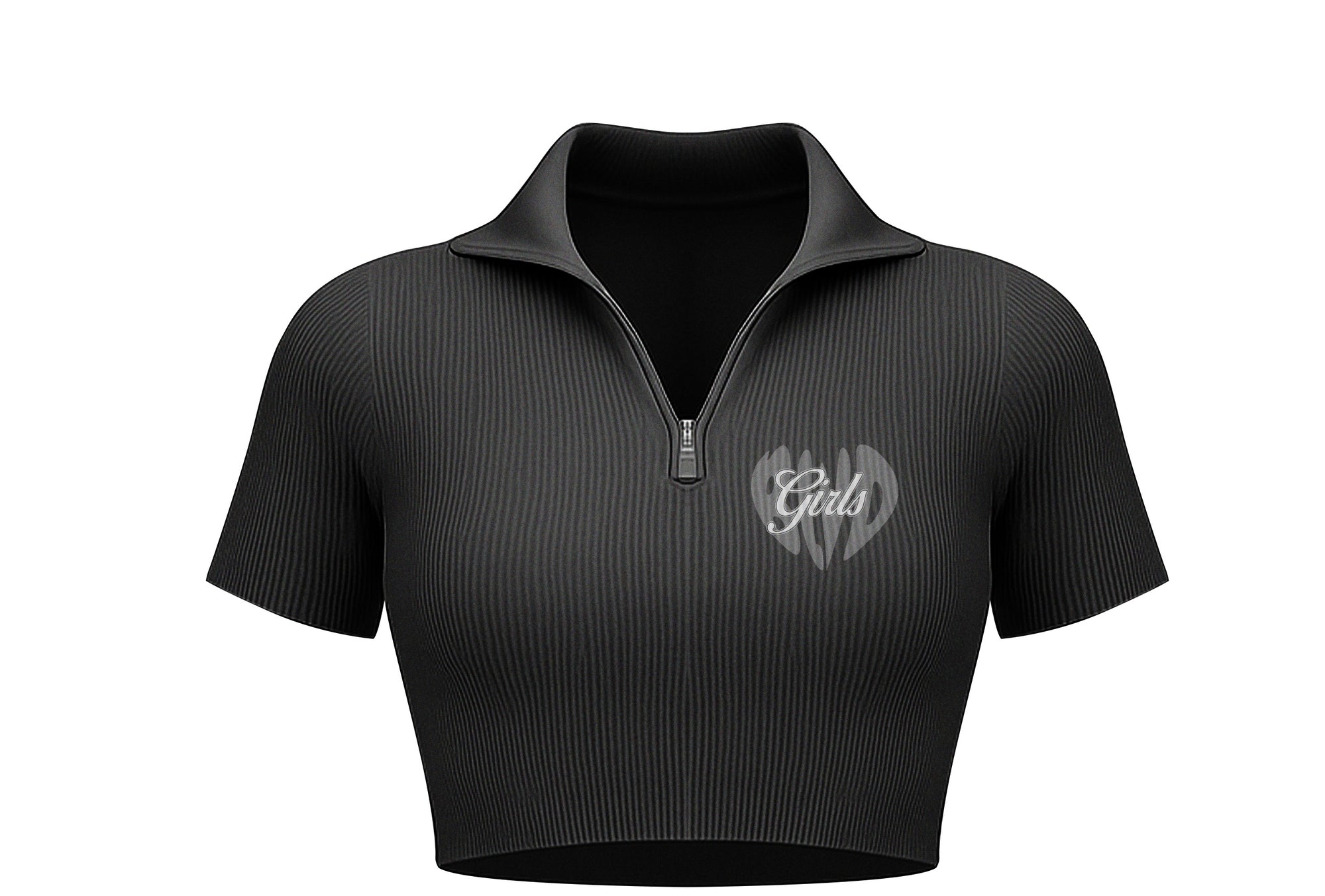 BLVD GIRLS (Cropped Quarter Zip)